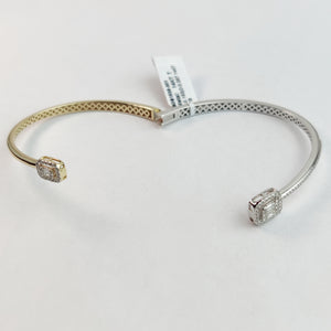 
                  
                    0.52 Carat Natural Diamonds Bangle In 14k Yellow And White Gold
                  
                