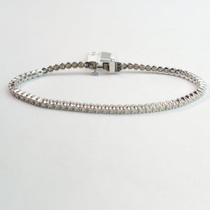 
                  
                    2.00 Carat Natural Diamonds Tennis Bracelet In 14k White Gold
                  
                