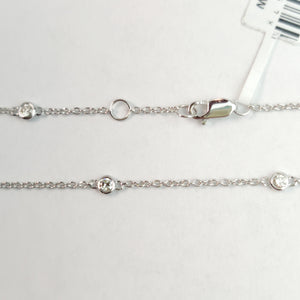 
                  
                    0.28 Carat Natural Diamond By The Yard Bracelet In 14k White Gold
                  
                