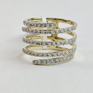 
                  
                    0.93 Carat Natural Diamonds Ring In 14k Yellow Gold
                  
                