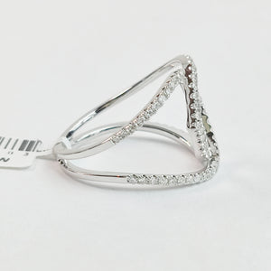 
                  
                    0.46 Carat Natural Diamonds Ring In 14k White Gold
                  
                