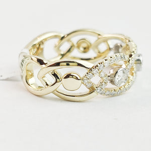 
                  
                    0.46 Carat Natural Diamonds Ring In 14k Yellow Gold
                  
                