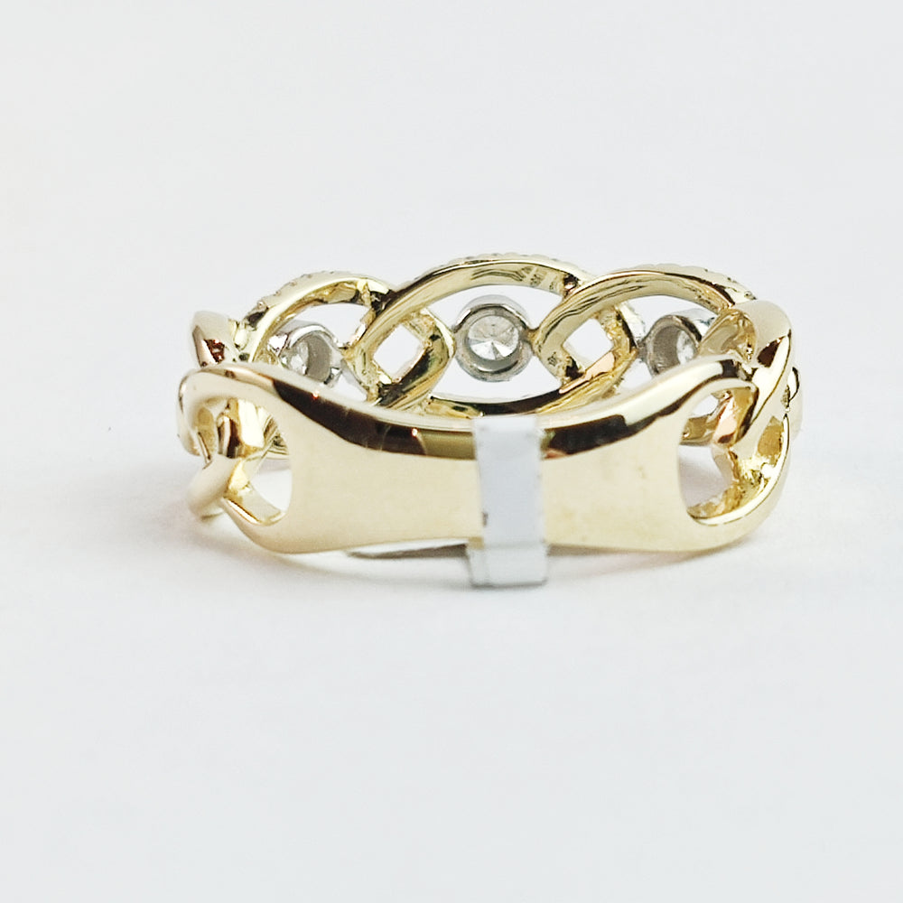 
                  
                    0.46 Carat Natural Diamonds Ring In 14k Yellow Gold
                  
                