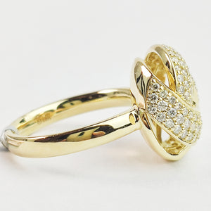 
                  
                    0.74 Carat Natural Diamonds Ring In 14k Yellow Gold
                  
                