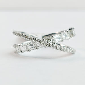 
                  
                    1.21 Carat Natural Diamonds Ring In 14k White Gold
                  
                