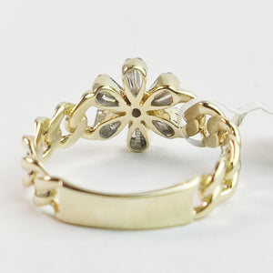 
                  
                    0.31 Carat Natural Diamonds Ring In 14k Yellow And White Gold
                  
                