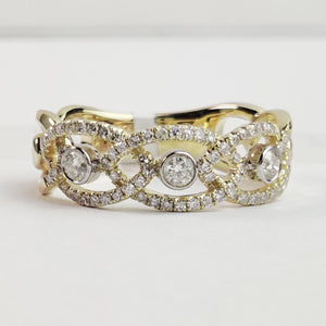 
                  
                    0.46 Carat Natural Diamonds Ring In 14k Yellow Gold
                  
                