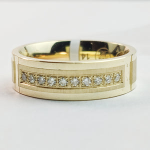 
                  
                    0.15 Carat Natural Diamonds Ring In 14k Yellow Gold
                  
                