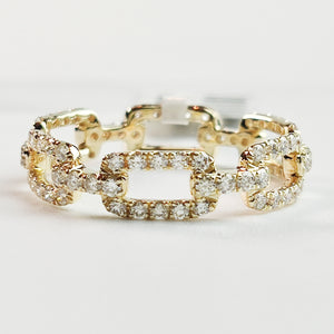 
                  
                    0.78 Carat Natural Diamonds Eternity Ring In 14k Yellow Gold
                  
                