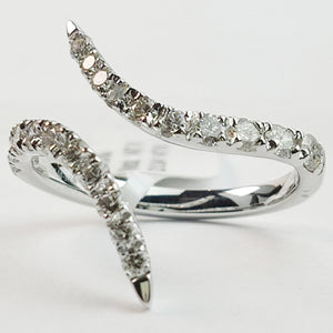 
                  
                    0.85 Carat Natural Diamonds Ring In 14k White Gold
                  
                