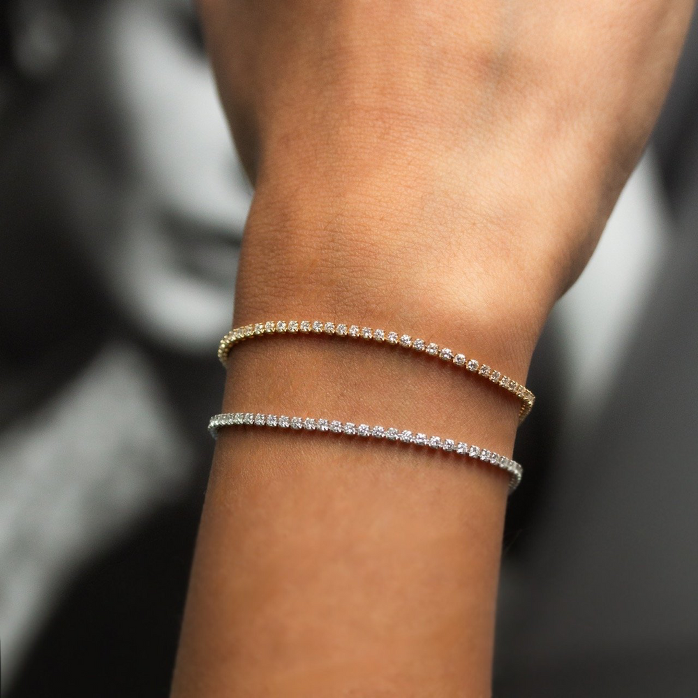 
                  
                    1.25ct Lab Diamond Tennis Bracelet in 14k Yellow Gold
                  
                