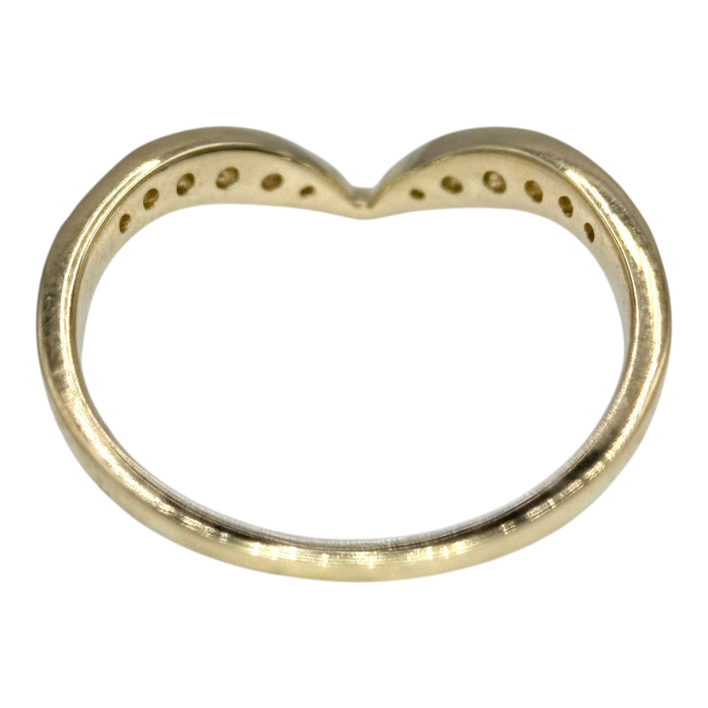 
                  
                    0.20ct V-Shaped Natural Diamond Ring in 14k Yellow Gold
                  
                